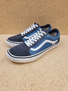 Vans Uomo Skate Old Skool Ultra Cush Pro Sneaker Uomo US 9 Blu/Bianco - Foto 1 di 10
