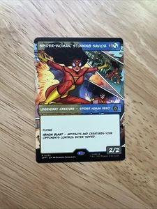 MTG Spider-Woman, Stunning Savior Borderless ** Marvel's Spider-Man ** R230 - Picture 1 of 1