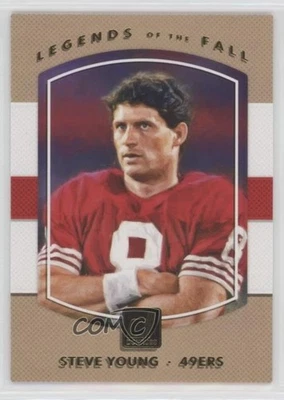 2017 Panini Donruss Legends of the Fall Steve Young #3 HOF - Image 1 of 2