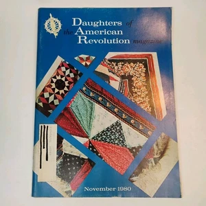 Revista DAR Hijas de la Revolución Americana Noviembre 1980 - Imagen 1 de 3