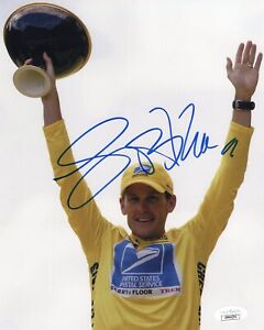 Lance Armstrong signed photo Tour De France cycling autographed 8x10  JSA COA