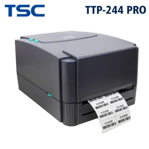 TSC TTP-244 PRO USB Desktop Thermotransfer 203 DPI Etikett Barcode Drucker - Bild 1 von 10