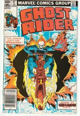 Ghost Rider #67 NM 1982 Vs Jock Parker - Image 1 of 2