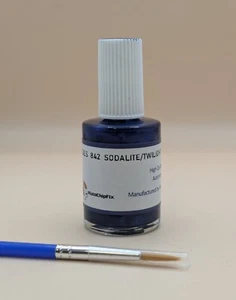 For Mercedes Code 842 SODALITE/TWILIGHT BLUE Touch Up Paint +Free Fine tip Brush - Picture 1 of 5