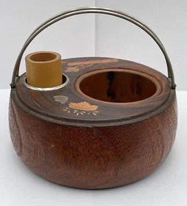 Japanische Paulownia Holz Tabak-Bon Raucher Tablett eingelegt Designs Pfeife Zigaretten - Bild 1 von 20