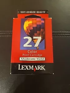 Cartuccia stampa inchiostro Lexmark 27 colori nuova con scatola - Foto 1 di 5