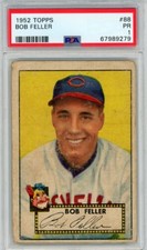 1952 Topps #88 Bob Feller PSA 1 New Label Vintage Baseball HOF Cleveland 