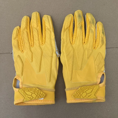 Pittsburgh Steelers Nike Superbad Alpha Receiver Gloves Game Used? Team Issued Cover