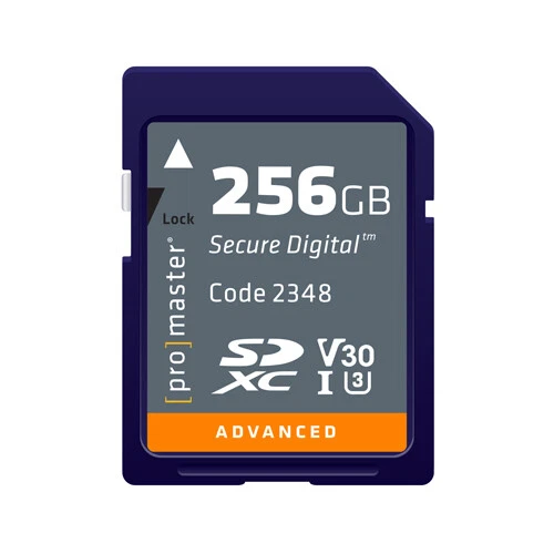 Promaster SDXC 256GB Advanced Memory Card UHS-1 Speed class 3 V30 #2348 - Image 1 of 1