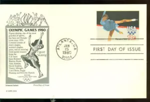 1980 tarjeta postal FDC - Scott # UX82 - Aristrocrat Cachet UA - Imagen 1 de 1