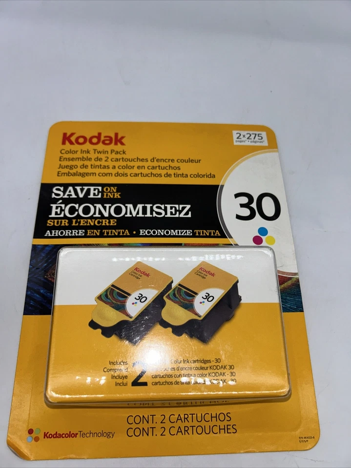 Genuine Kodak 30c Color Ink Cartridge Bag A01