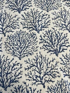 Bella Dura Coraline Indigo 29304C2-11 Upholstery Fabric By The Yard - Picture 1 of 4