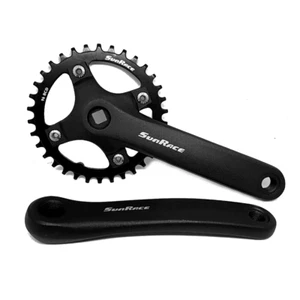 SunRace Spider Crankset Narrow Wide Chainring Mountain Bike Conversion- UK STOCK - Picture 1 of 11