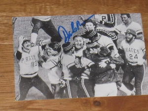 Pittsburgh Pirates DON ROBINSON Signed 4x6 Photo MLB AUTOGRAPH - Picture 1 of 1
