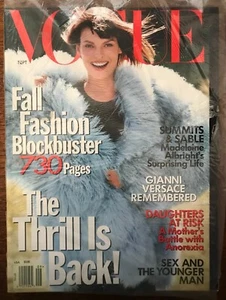 Linda Evangelista - Vogue magazine - Sept. 1997, Factory Sealed! Gianni Versace - Foto 1 di 11