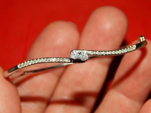 VALENTINO Bracciale Matrimonio Moissanite Taglio Tondo 2 70 Ct Argento Sterling 925