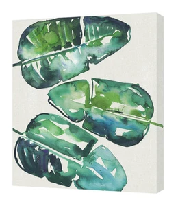Summer Thornton - Hojas de plátano - 40 x 50 cm Lona Impresión Arte en Pared WDC94650 - Imagen 1 de 1