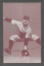 1947-1966 Baseball Exhibits Snuffy Stirnweiss VG-EX RARE card New York Yankees