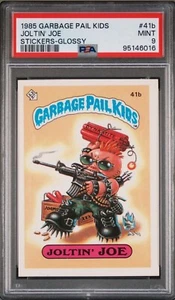 PSA 9 1985 Garbage Pail Kids #41b Joltin' Joe Glossy - Picture 1 of 2