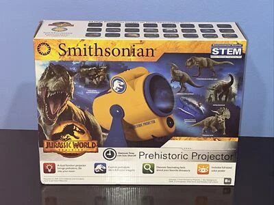 NUEVO Smithsonian Jurassic World Dominion Proyector Prehistórico 24 Imágenes Temporizador Foto 1 de 3