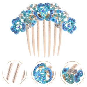 Strass Blume Haarspange Mutter Braut Braut Kamm Kämme für Hochzeit - Bild 1 von 12