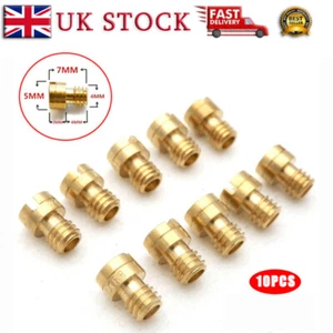 10Pcs M4 Round Head Main Jet Kits 70-92 For GY6 PZ19 139QMB Scooter 50cc Carb UK - Picture 1 of 9