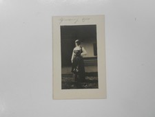 CARTOLINA VALLE D'AOSTA GRESSONEY COSTUME 1920 FOTOGRAFICA