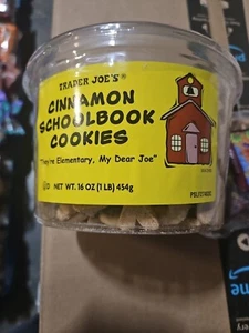 Galletas Trader Joe's Cinnamon Schoolbook 16 OZ Contenedor (snacks para niños) - Imagen 1 de 3
