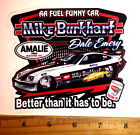 MIKE BURKHART Amalie Pro LARGE NHRA Drag Racing Funny Car Sticker Decal