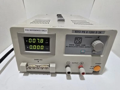 MPJA 9313-PS DC Fonte de Alimentação Regulada 0-120V - 0-3A / Cabo de Alimentação - Usado - Imagem 1 de 3