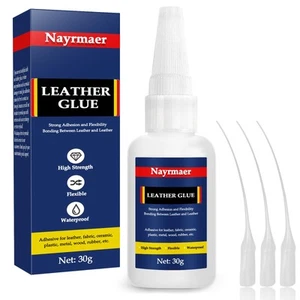 Leather Glue, Adhesive for Purses, Car Seat, Shoes and Sofa, Permanent Clear ... - Picture 1 of 7