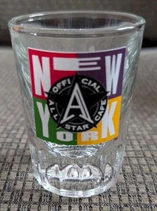 NEW  YORK OFFICIAL ALL STAR CAFE Libbey Weighted Souvenir Shot Glass/ 2-7/8"T - Picture 1 of 6