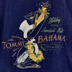 Camisa Tommy Bahama De Colección Para Hombres Grande Azul Seda Campamento Hawaiano Botón Años 2000 - Imagen 1 de 11