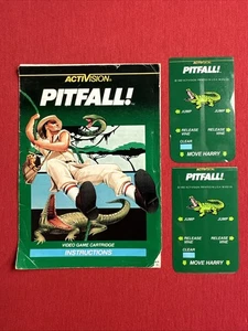 Intellivision Pitfall Manual & Overlays Only - Bild 1 von 12