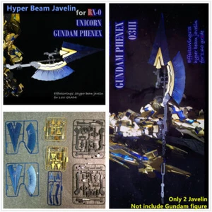 for PG 1/60 RX-0 Unicorn 03 Phenex EffectsWings Hyper Beam Javelin Model Figures - Zdjęcie 1 z 9