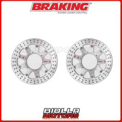 KIT DISCHI FRENO ANTERIORE BRAKING BMW F 700 GS ABS 800 2015 - [FLOTTANTE] 2xRL7 Foto 1 de 4