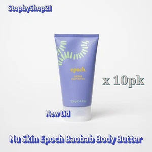 10 Tuben x Nu Skin NuSkin Epoch Baobab Körperbutter Ablaufdatum 03/2027 NEU PACKUNG & DECKEL - Bild 1 von 4