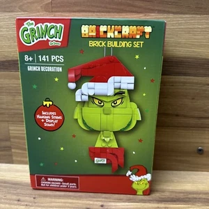 ¡Juego de construcción de ladrillos del Grinch! 141 Piezas Decoración Navidad NUEVO - Imagen 1 de 2