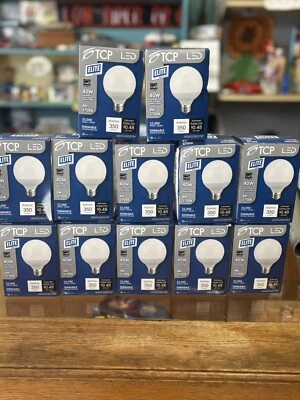 TCP Elite 40W 4W 2700K G25 LED LED5G25D27KF Dimmable Globe Light Bulb 12 Pack - Image 1 of 2