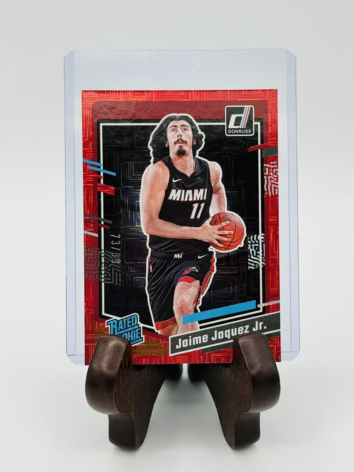 2023-24 Panini Donruss Rated Rookie Red Choice 73/99 Jaime Jaquez Jr. #213 RC
