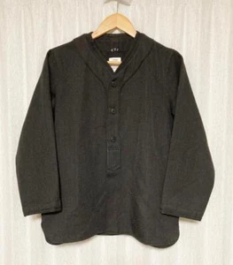 visvim 2018AW DUGOUT SHIRT PARK RANGER L/S Size 2 Charcoal auth men - Picture 1 of 12