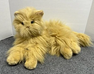 Hosung PawPalz Perserkatze blaue Augen 12 Zoll Plüschkatze goldbraun pelziges Kätzchen - Bild 1 von 7