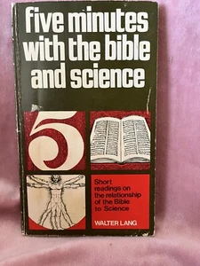 Five Minutes with the Bible and Science (Paperback)-Lang, Walter-05510041. 1972 - Picture 1 of 4
