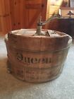 Early 1900's THE QUEEN KNOLL antique wood washing machine steampunk READING PA