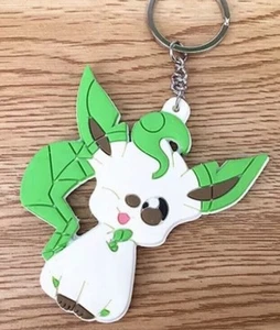Pokemon Leafeon Eevee Evolution Keychain 2.5" Animation Cartoon Cosplay Toy - Picture 1 of 5