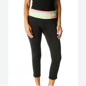 Lululemon 12 Run Inspire kurze Legging schwarz Größe 6 - Bild 1 von 7