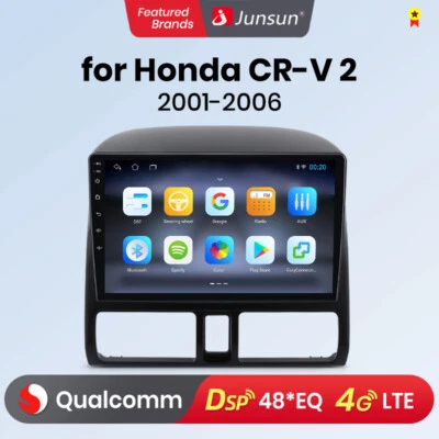 4+64GB CarPlay Android 13 Autoradio GPS Navi Für Honda CR-V II CRV 2RD 2000-2006 - Bild 1 von 4