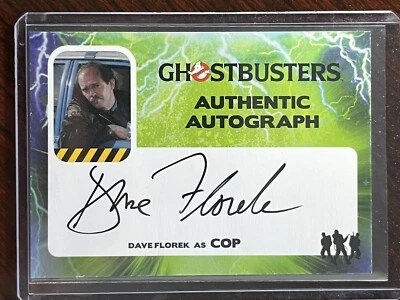 2016 Cryptozoic Ghostbusters Dave Florek As Cop Autograph Auto #DF - Image 1 of 2