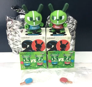 KidRobot 3" Vinyl Dunny Figure 2012 Ping Pong Set - Picture 1 of 7