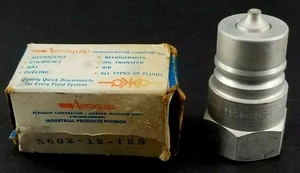 EATON AEROQUIP, 5602-12-12S Disconnessione rapida maschio mezzo accoppiamento, serie 5600 - Foto 1 di 12